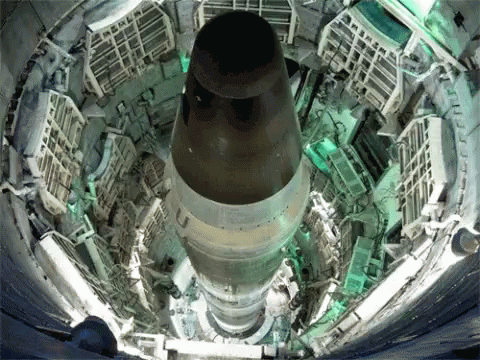 Large Nuclear Rocket Being Built in Large Room