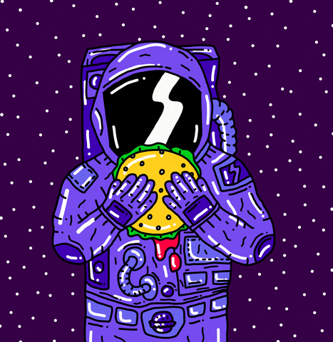 Large On Space GIF