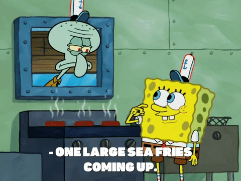 Large Sea Fries Order GIF