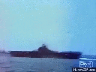 Large Ship With Divx GIF