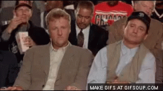 Larry Bird And Bill Murray GIF