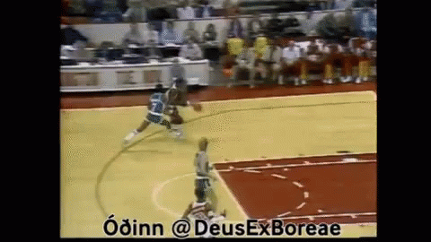 Larry Bird Blocking GIF