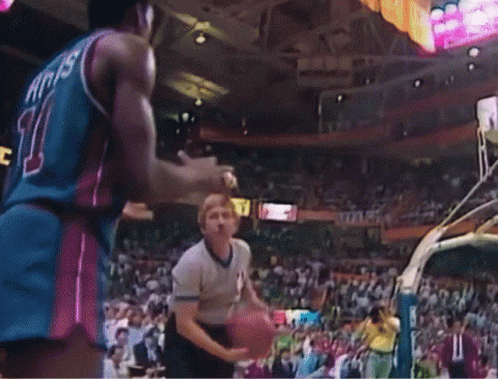 Larry Bird Iconic Assist GIF
