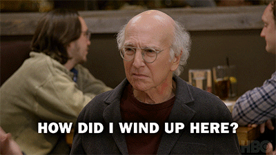 Larry David Wind Up Here GIF