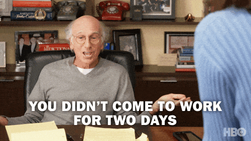 Larry David You Were Constipated GIF