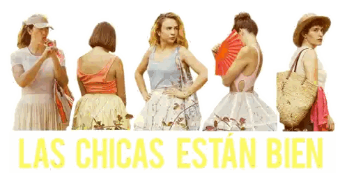 Las Chicas Estan Bien Poster with Four Women