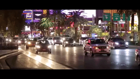 Las Vegas Busy Road GIF