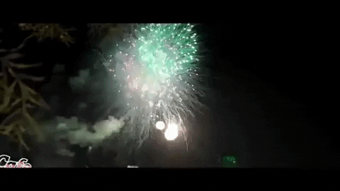 Las Vegas Fireworks GIF