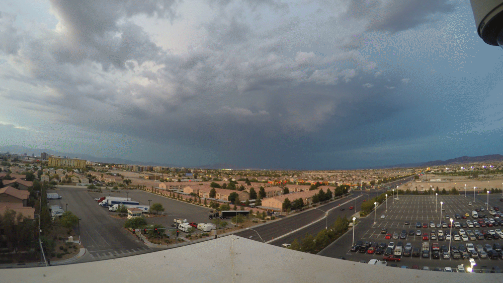Las Vegas Gopro Lightning Storm GIF