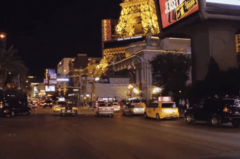Las Vegas Night Road GIF