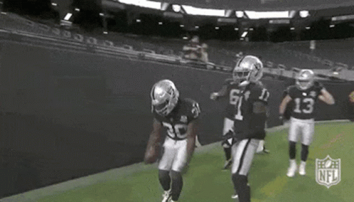 Las Vegas Raiders Players Happy Dance GIF