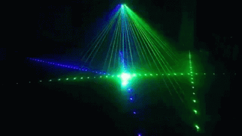 Vivid Laser Light Exhibition GIF