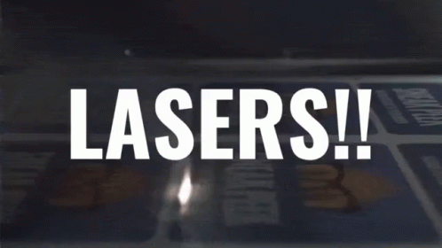 Laser Lights Hitting Floor GIF