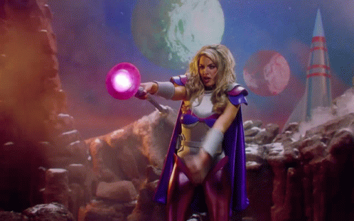 Power Girl Laser Beam GIF