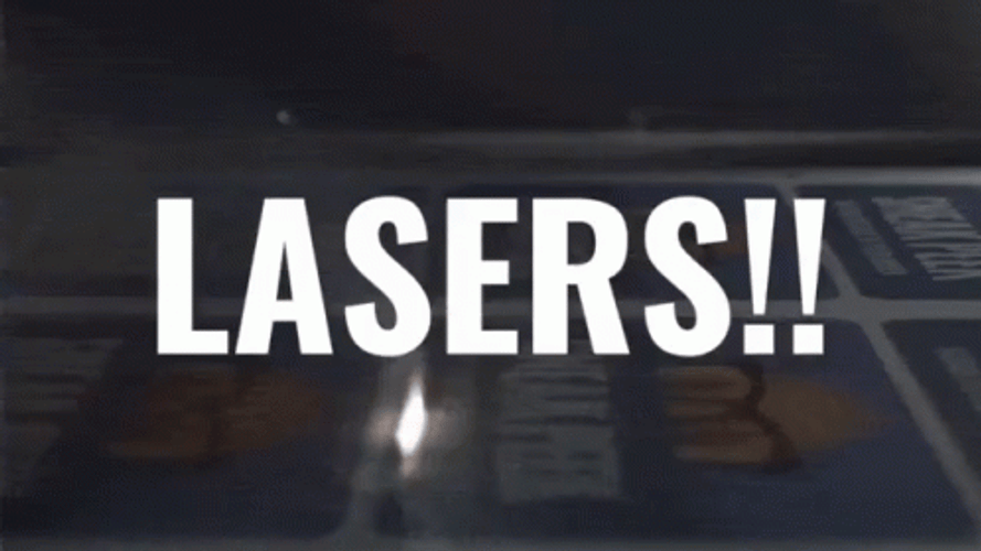 Laser Lights Hitting Floor GIF