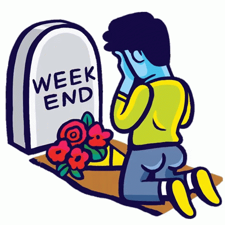 Last Day Of The Weekend GIF