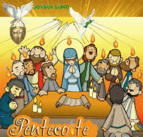 Last Supper Cartoon Pentecoste
