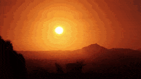 Late Afternoon Sunset GIF