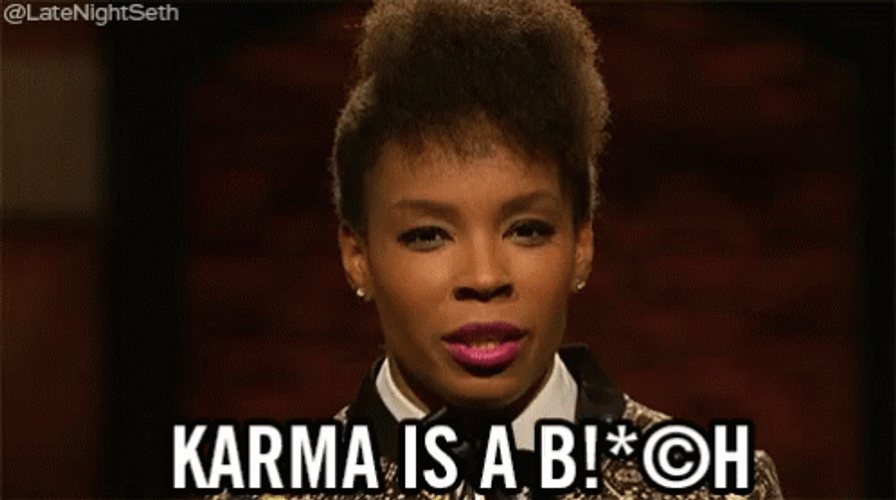 Late Night With Seth Meyers Karma GIF
