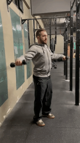 Lateral Raises Exercise GIF