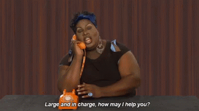 Latrice Royale Call Centre Job GIF