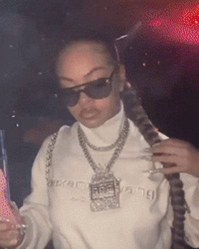 Latto Partying In Club GIF