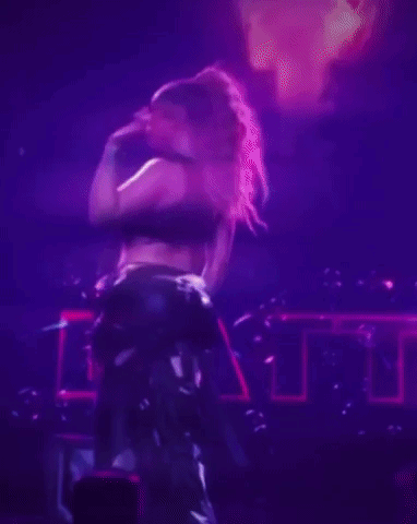 Latto Turned Back Flipping Hair GIF