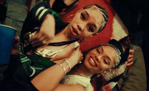 Latto With Friend Video Rotating Three Hundred Sixty GIF