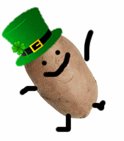 Latvian Dancing Potato GIF