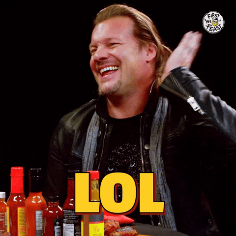 Laugh Out Loud Chris Jericho GIF