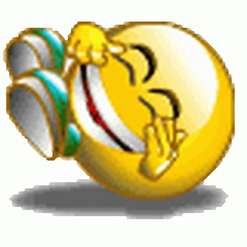 Laugh Out Loud Emoji Rolling GIF