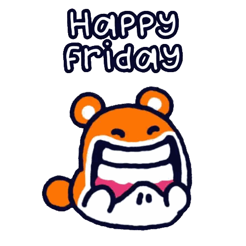 Laughing Bear Happy Friday