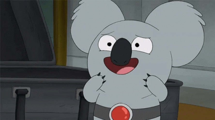 Laughing Cartoon Koala We Bare Bears GIF