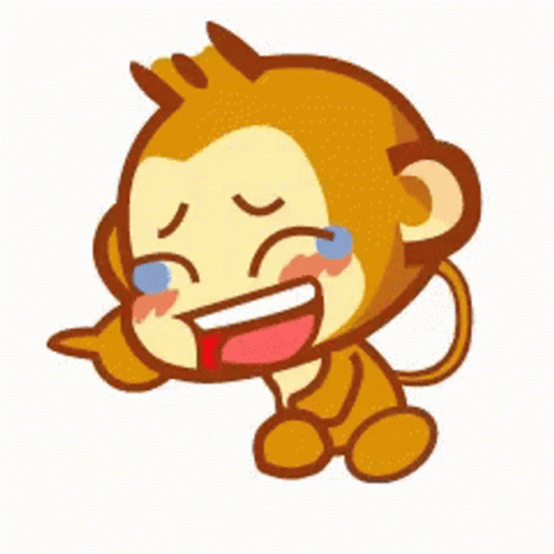 Laughing Cartoon Lmao Happy Crying Monkey GIF