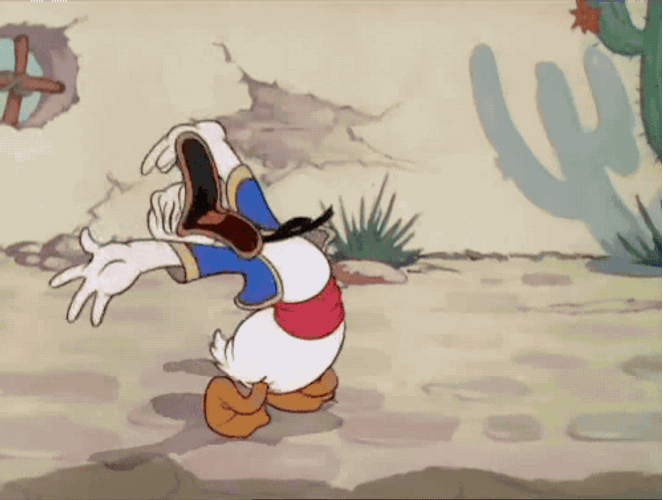 Laughing Cartoon Lmao Happy Donald Duck GIF