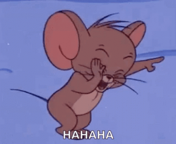Laughing Cartoon Pointing Lmao Jerry Mouse GIF