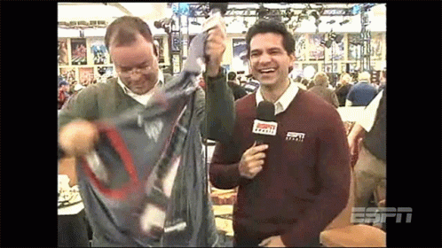 Laughing Espn Live Report GIF
