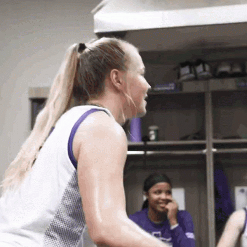 Laughing Friends Chest Bump GIF