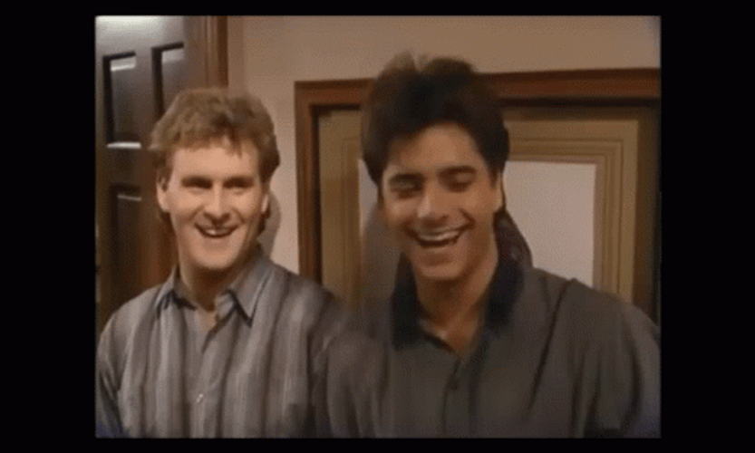 Laughing Full House Boys GIF