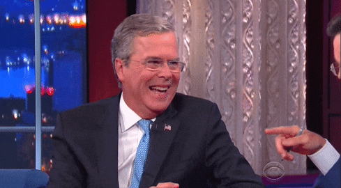 Laughing George Bush Shoe GIF
