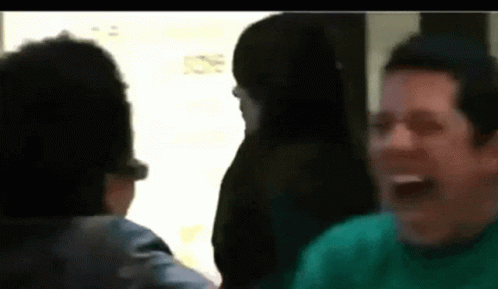 Laughing Guy Fall Out GIF