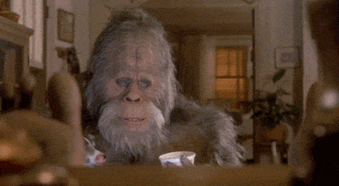 Laughing Hairy Bigfoot Sasquatch GIF
