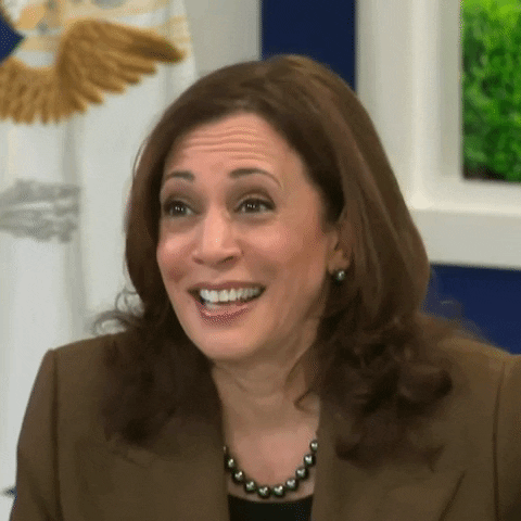 Laughing Hard Kamala Laugh GIF