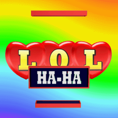 Laughing Hard Lol Haha Hearts GIF