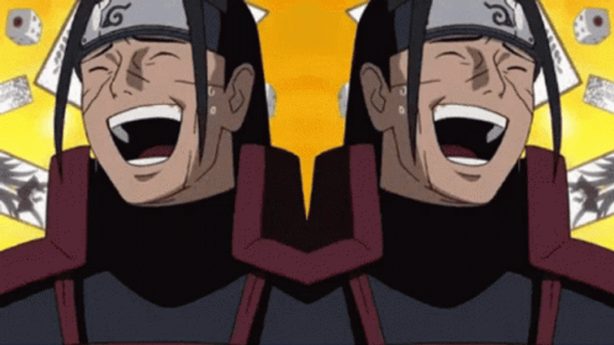 Laughing Hashirama Senju GIF