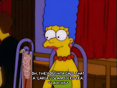 Laughing Large Marge The Simpson GIF