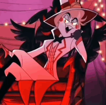 Laughing Lucifer Hazbin Hotel GIF