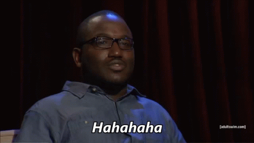 Laughing Man With Glasses Hahahaha GIF