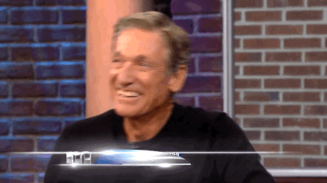 Laughing Maury Hands Stopping GIF