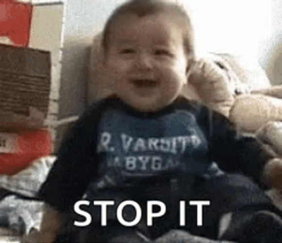 Laughing Meme Baby Falling Stop It GIF